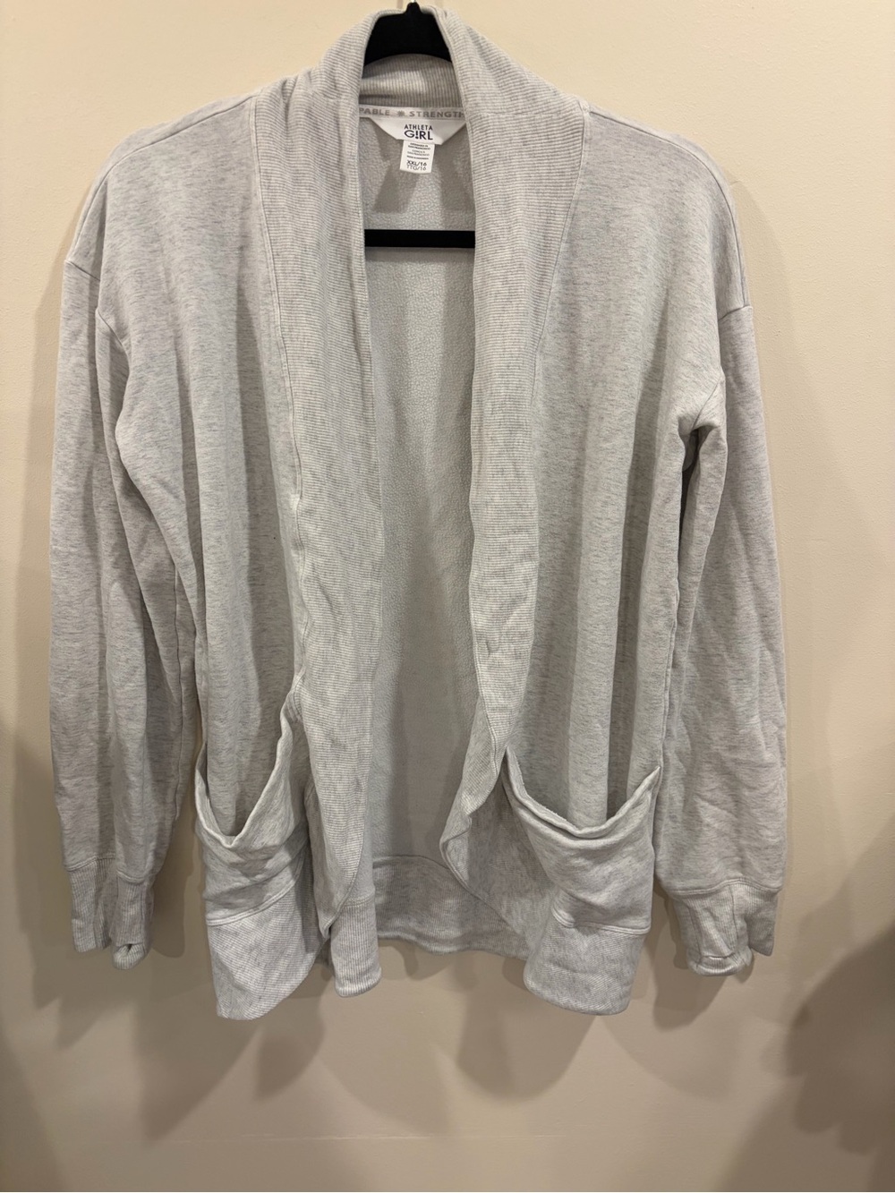 Athleta Girl Open-Front Cardigan Sweater Size XXL/16